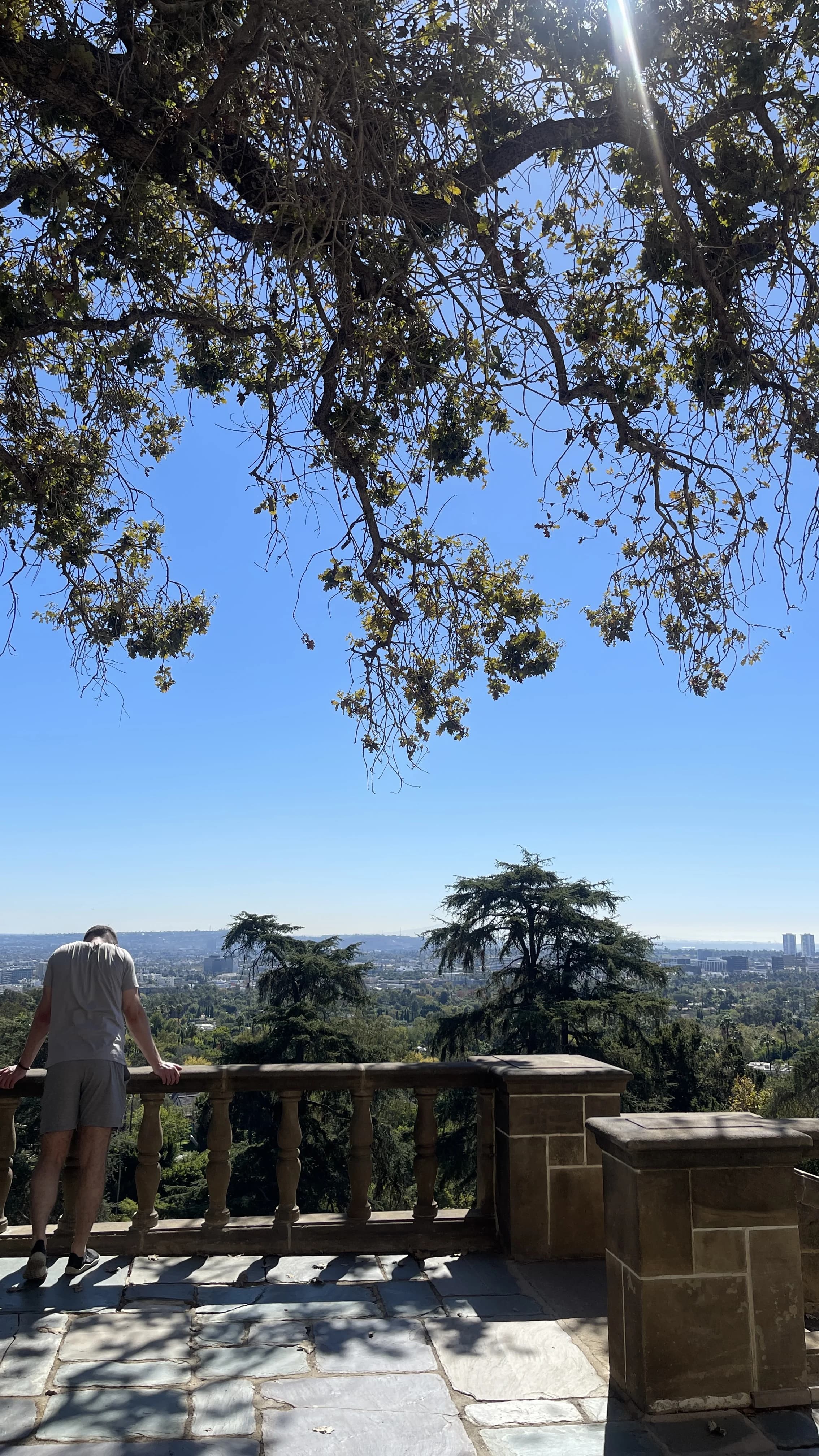 Overlooking Los Angeles